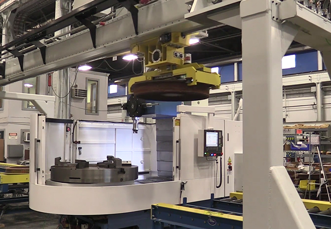 金屬加工件自動(dòng)上下料